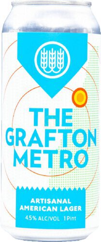 Schilling Beer Co The Grafton Metro Artisinal American Lager