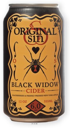 Original Sin Black Widow 4/6 Pack Cans