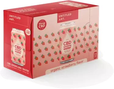 Goodwell Cbd Sparkling Water Strawberry Single