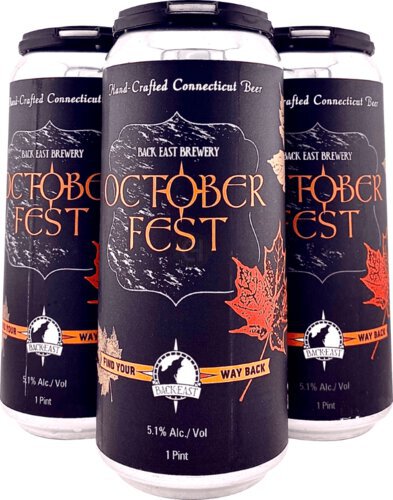 Back East Oktoberfest 6 Pack Cans Fall