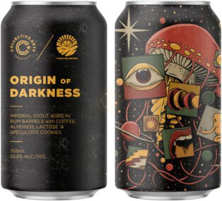 Collective Arts Mikkeller Origin Of Darkness Barrel Aged Imperial Stout W Almond Milk Coffee Can