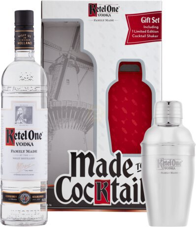 Ketel One Vodka With Cocktail Shaker Gift Set