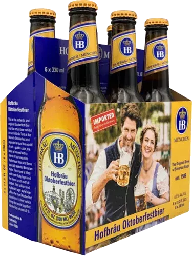 Hofbrau Munchener Kindl Hefe Weizen 6 Pack