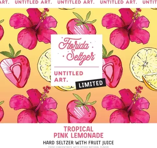 000 Untitled Art Florida Seltzer Tropical Pink Lemonade