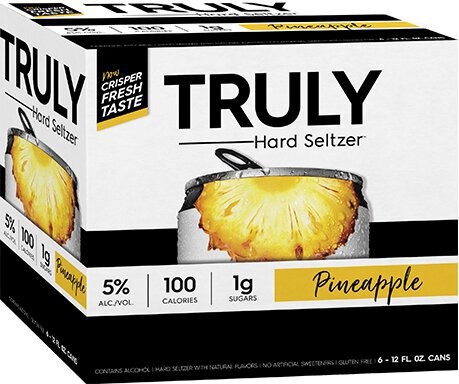 Truly Spiked & Sparkling Pineapple 6 Pack Can