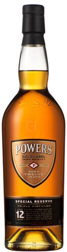 John Powers Irish Whiskey 12yr Special Reserve Gold Label John Powers Irish Whiskey 12yr Special Reserve Gold Label