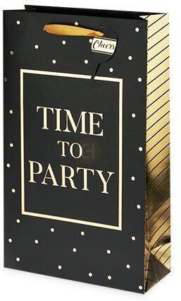 Gift Bag Time To Party Double Bag