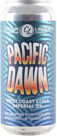 Captain Lawrence Pacific Dawn West Coast Style Imperial Ipa Dry Hopped With Cascade Centennial & Mosaic Hops