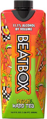 Beat Peach Hard Tea Beat Box Peach Hard Tea 16oz