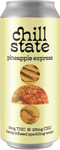 Fair State Chill State Pineapple Express 5mg Thc Sparkling Water
