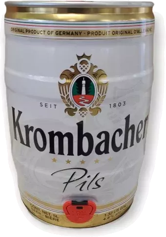 Krombacherpils5ltrkeg