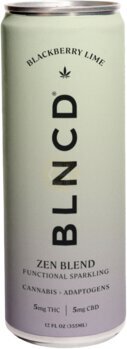 Blncd Thc Cbd Zen Blend Blackberry Lime