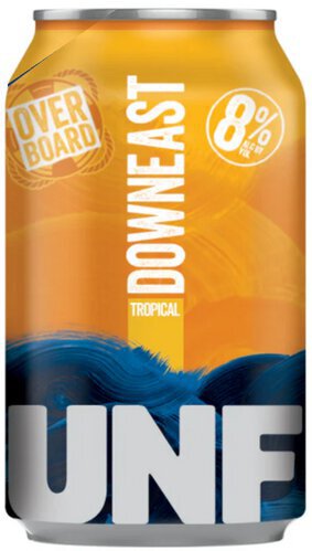 Downeast Cider Over Board Tropical