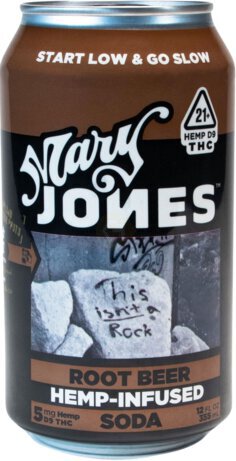 Mary Jones Root Beer Hemp Infused Soda