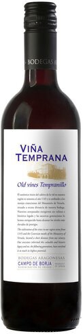 Bodegas Aragonesas Vina Temprana Old Vines Tempranillo