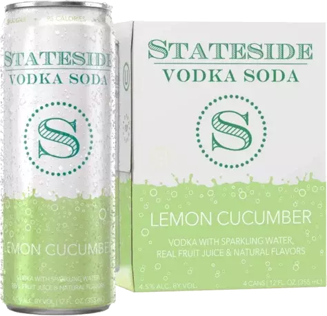 State Side Lemon Cucumber Vodaka Soda