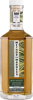 Method And Madness Single Pot Still Irish Whiskey Triple Distilled Rye And Malt Ex Bourbon Casks Usa