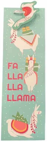 Fa Lla Lla Llama Wine Bag Gift Bag