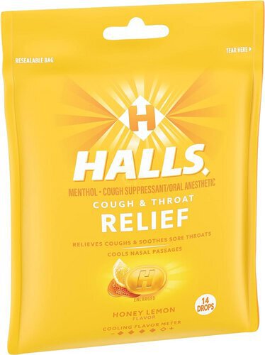 Halls Triple Soothing Action