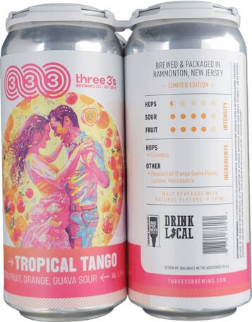 Three 3's Tropican Tango Sour Ale
