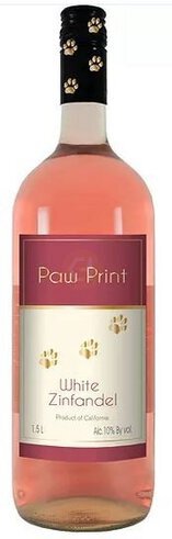 Paw Print White Zinfandel