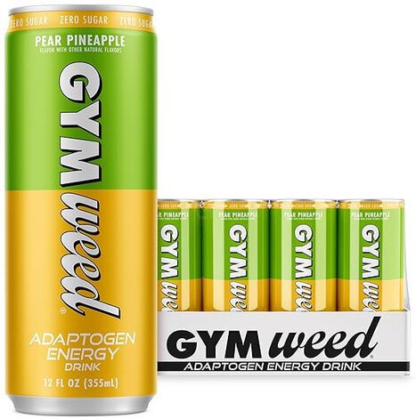 Gym Adaptogens Pear Pineapple Energy Drink