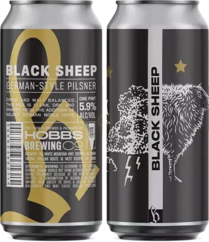 Hobbs Brewing Black Sheep German Pilsner