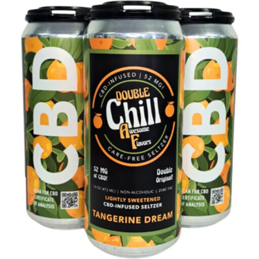 Thomas Hooker Double Chill Af Cbd Infused Sparkling Water