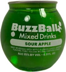 Buzzballz Mixed Drinks Sour Apple
