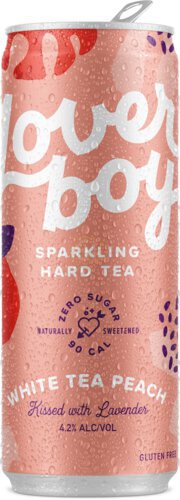 Loverboy Sparkling Hard Tea White Tea Peach & Lavender