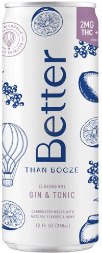Cbd Better Than Booze Gin & Tonic 6mg Cbd 2mg Thc