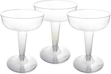 4 Pak Champagne Coupe Gls Plastic