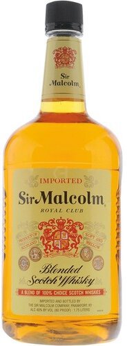 Sir Malcolm Royal Club Scotch Whiskey