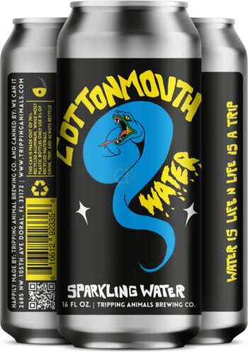 C Tripping Animals Cottonmouth Water Sparkling