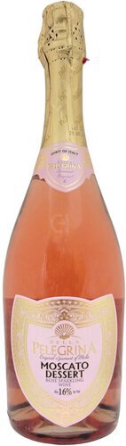 Pelegrina Moscato Rose Dessert Sparkling Wine