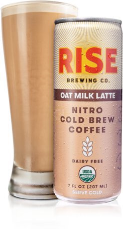 Rise Brewing Nitro Oat Milk Latte Cold Brew