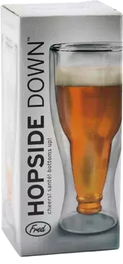 True Fab Hopside Down Beer Glass