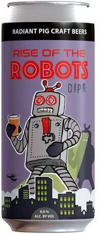 RADIANT PIG RISE OF THE ROBOTS 16OZ CN 4PK