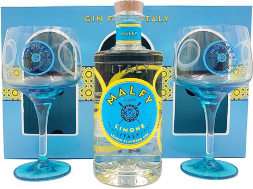Malfy Gin Con Limone Gift Set W Glasses