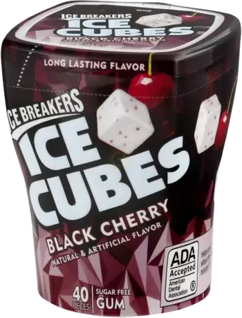 Ice Cubes Black Cherry Pcs Gum