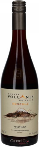Bodega Volcanes De Chile Pinot Noir Reserva Valle Del Maipo Organic