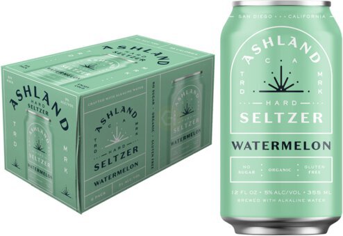 Ashland Spiked Seltzer Watermelon 6 Pack