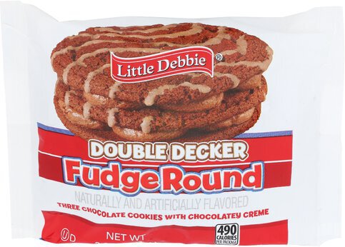 Little Debbie Snack Fudge Round Double Decker Snack Cakes