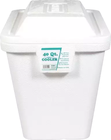 Styrofoam Coolers Large 40qt