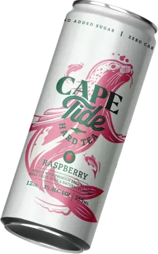 Cape Tide Hard Tea Raspberry 120z