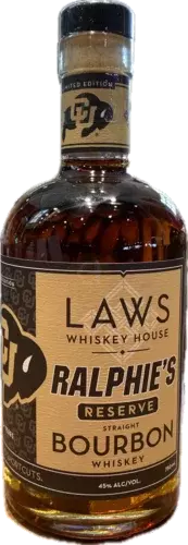 Laws Bourbon Ralphies Reserve Cu Buff Glass