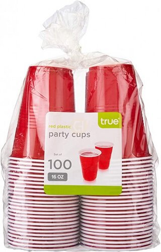 True Brands Red Solo Cups 100 Ct