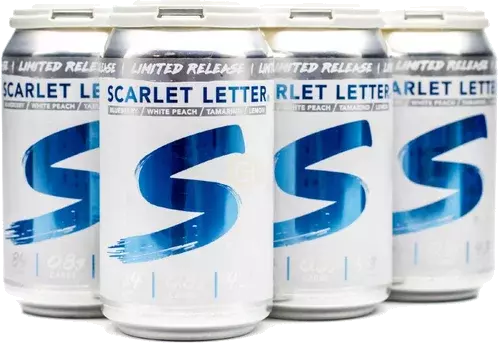 Scarlet Letter Gold Pineapple Sparkling Seltzer Water