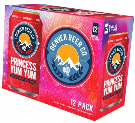 DENVER BEER CO PRINCESS YUM YUM 12/12C