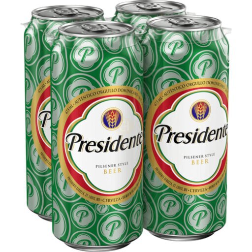 Presidente Beer 4pck 16OZ - Beyond Water Liquor, Hialeah, FL, Hialeah, FL